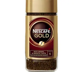 Nescafé Gold 200 g / Instantní káva / Sklenička