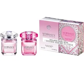 Versace Bright Crystal / Dárková sada parfémů / EdT 30 ml + EdP Absolu 30 ml / Exclusive Travel Retail