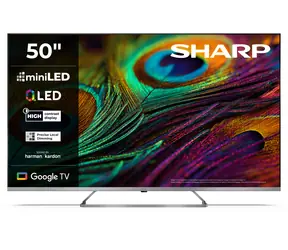 50" SHARP 50JP7265E / 3840 x 2160 / QLED MiniLED / HDMI / USB / Wi-Fi / DVB-T&T2&C&S&S2 / repro 24W