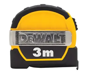 DeWalt Svinovací metr 3 m / Svinovací metr / 13 mm páska / Mylar povlak / gumové pouzdro