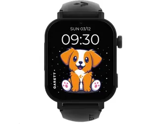 Garett Kids Rel 4G černá / Dětské hodinky / 1.85" / GPS / SOS tlačítko / IP67 / Android & iOS