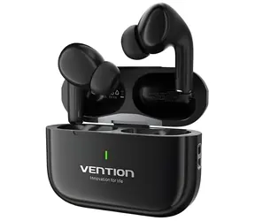 Vention Echo Lite E11 černá / Sluchátka / Bluetooth 5.4 / IPX4 / dobíjecí pouzdro