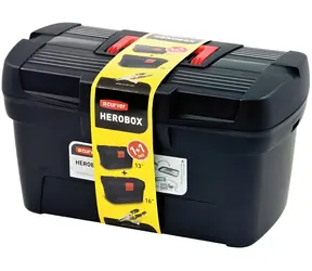 Keter HEROBOX 16"+13" / Box na nářadí / Sada 2 ks / Vyjímatelný organizér