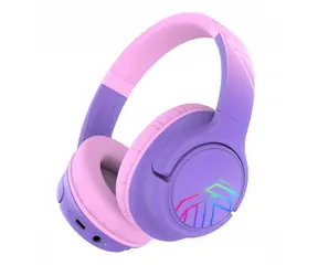 PowerLocus Bobo černá/modrá / Dětská bezdrátová sluchátka s mikrofonem / Bluetooth