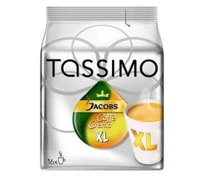 Tassimo Jacobs Caffe Crema Classico XL / Kapslová káva / 16 ks