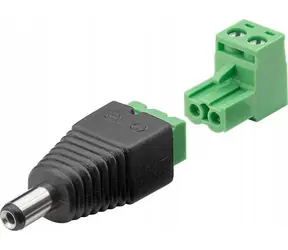 Goobay DC konektor se svorkovnicí / Konektor / Zástrčka DC 5,50 x 2,10 mm / 2pinový