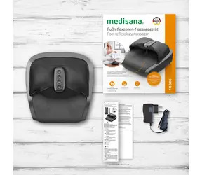 Medisana FM 900 černá, šedá / Masážní přístroj na nohy / kompresní masáž / vyhřívání / 3 stupně výkonu