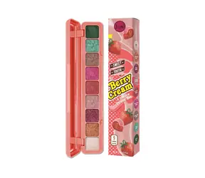 J.Cat Beauty Sweet Tooth Berry Cream / Paletka očních stínů / 9 odstínů / se zrcátkem