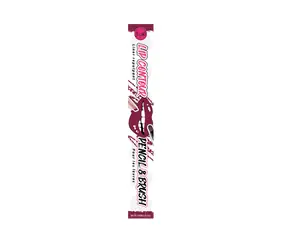 J.Cat Beauty Konturovací tužka a štětec na rty Wild Burgundy / Konturovací tužka na rty / 2v1 / Šikmý hrot