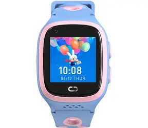 CANYON Zefir KW-49 růžovo-modrá / Dětské chytré hodinky / e-SIM 4G VoLTE / GPS / video hovory / SOS tlačítko
