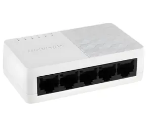 Hikvision DS-3E0105D-O / Switch / 5x 10/100 Mbps RJ45 / plastové provedení