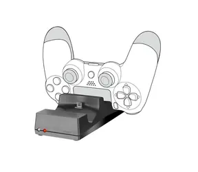 Speed Link JAZZ černá / Nabíječka / USB / pro PS4 / 2x DUALSHOCK