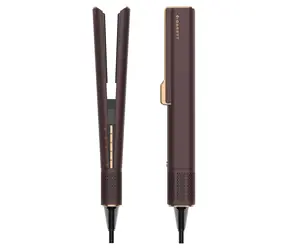 Garett Beauty AeroGlow hnědá / Žehlička na vlasy / Teplý i studený vzduch / 5 teplot / LCD displej