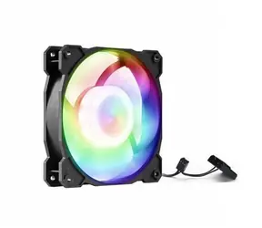 1stCOOL Statický RGB ventilátor 12cm / Ventilátor / 120mm / RGB / 3+4pin