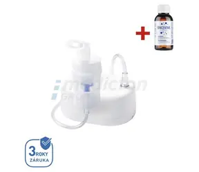 OMRON NE-C810 bílá / Kompresorový inhalátor / dětská a dospělá maska / náustek / úložný box