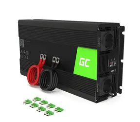Green Cell INV24 / Měnič napětí / 24V na 230V / 1500W / modifikovaný sinus