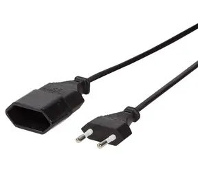 LogiLink Prodlužovací kabel CEE 7/16 černá / Napájecí kabel / 3 m