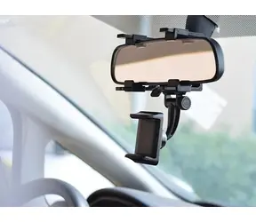 Tracer U11 černá / Autodržák telefonu / do 7" / úchyt na zpětné zrcátko