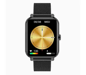 Garett GRC Classic černá ocel / Chytré hodinky / 1.78" AMOLED / měření tepu & SpO2 / BT / IP68 / Android & iOS