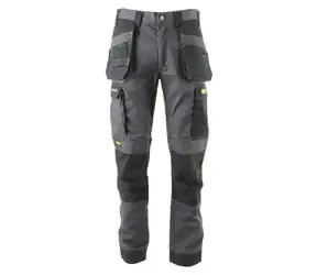 DeWalt Fairhaven Pro-Stretch šedá/černá, vel. 2 / Pracovní kalhoty / Pro-Stretch tkanina / voděodolné / Regular Fit
