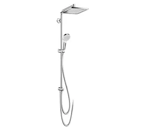 Hansgrohe Crometta E 240 chrom / Sprchová souprava / Showerpipe pro renovace / EcoSmart 9 l/min