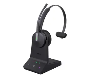 Yealink WH64 Mono UC černá / Mono bezdrátová sluchátka / mikrofon / Bluetooth 5.2 / USB-C