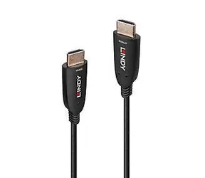 Lindy Fibre Optic Hybrid Ultra High Speed 38511 černá / HDMI kabel / HDMI 2.1 / 48 Gbit/s / 15 m