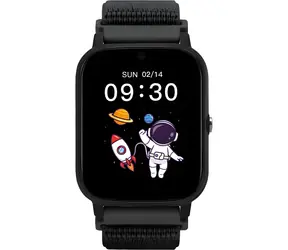 Garett Kids Tech 4G černá / Dětské hodinky / 1,69” / krokoměr & SOS tlačítko / SIM / GPS / Wi-Fi / IP67 / Android & iOS