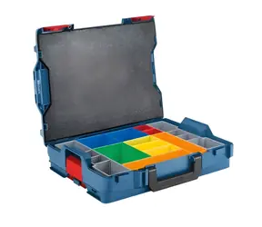 BOSCH 1600A016NB / Kufr na nářadí L-Boxx 102 s pořadači / 12 přihrádek / ABS plast / 442 × 357 × 117 mm