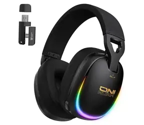 Onikuma GT805 černá / Herní sluchátka / RGB / Bluetooth / ANC / výdrž 60 h