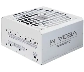 Chieftec Vega M PPG-750-CW bílá / Zdroj ATX / 750W / ATX 3.1 / 80 PLUS Gold / Plně modulární