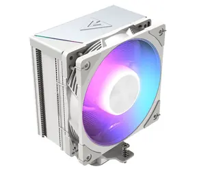 Modecom Volcano 0C T721 ARGB bílá / Chladič CPU / 4x heatpipe / 120 mm ARGB / AM4 + AM5 + Intel