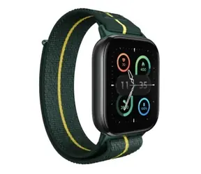 Motorola Moto Watch Fit Trekking černá, zelený řemínek / Chytré hodinky / OLED 1,9" / IP68 / Bluetooth 5.3