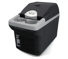 AEG BK6 šedá / Termoelektrická autochladnička s ohřevem / 6 litrů / 12V/230V / chlazení i ohřev