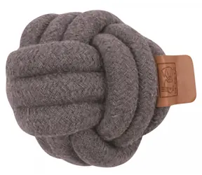 M-Pets Míč Coto bavlněný šedý / Přetahovadlo / Bavlna / O 9,5 cm