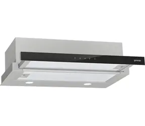 Gorenje TH64E3SGB nerez / Digestoř / Výsuvná / 60 cm / 350 m3/h / 67 dB
