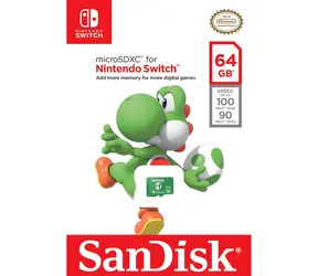 SanDisk Extreme microSDXC 64GB Yoshi Edition / Paměťová karta / Nintendo-licensed