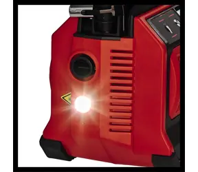 Einhell PRESSITO 18/25 Hybrid červená/černá / Hybridní kompresor / 18V akumulátor nebo 230V / 25 l/min / 11 bar