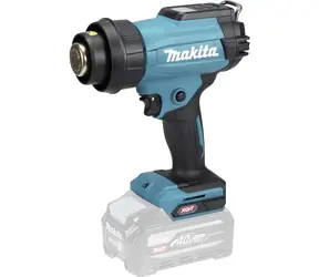 Makita HG001GZ01 XGT modrá/černá / Aku horkovzdušná pistole / 40V / 600°C / 200 l/min / bez aku