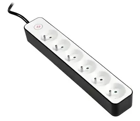Tracer PowerGear Zebra / Prodlužovací kabel / 6 zásuvek / 1,5 m / max. 2300 W