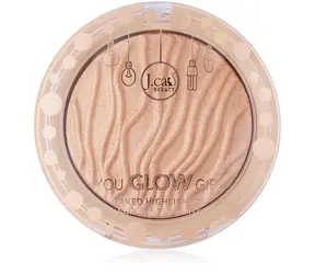J.Cat Beauty Rozjasňovač You Glow Girl Solstice Beam / Pečená formule / Třpytivé pigmenty