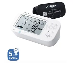 OMRON M6 Comfort AFib bílá / Digitální tonometr / detekce AFib / měření na paži / manžeta 22-42 cm