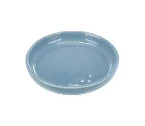 TRIXIE Ergonomická keramická miska XXL mělká / Miska pro kočky / 0,35 l / O 18 cm