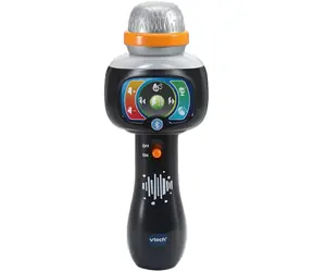 VTech Karaoke mikrofon dětský černá / Mikrofon / Bluetooth / Karaoke efekt / 15 písniček / od 2 let
