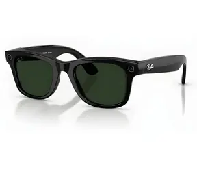 Meta Ray-Ban Gen2 Wayfarer černá, Transitions Green, Large / Chytré brýle / Kamera 12 MP / Video 3K / Bluetooth / Wi-Fi
