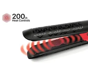 Valera Swiss'X Pulscare černo-červená / Žehlička na vlasy / keramické destičky / iontová / 120-230 °C