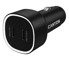 Canyon OnDrive 60 / Autonabíječka / 2x USB-A / 60 W / rychlonabíjení
