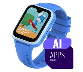 Garett Kids Vibe AI 4G modrá / Chytré hodinky / 1.78" AMOLED / videohovor / SOS / GPS / Wi-Fi / IP67