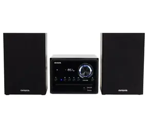 Aiwa MSBTU-300 černá / Mikrosystém / 20W / Bluetooth 4.2 / CD / USB / FM