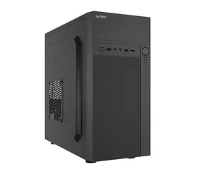 1stCOOL STEP Premium černá / PC skříň / mATX / Bez zdroje / USB-C / 2x ventilátor